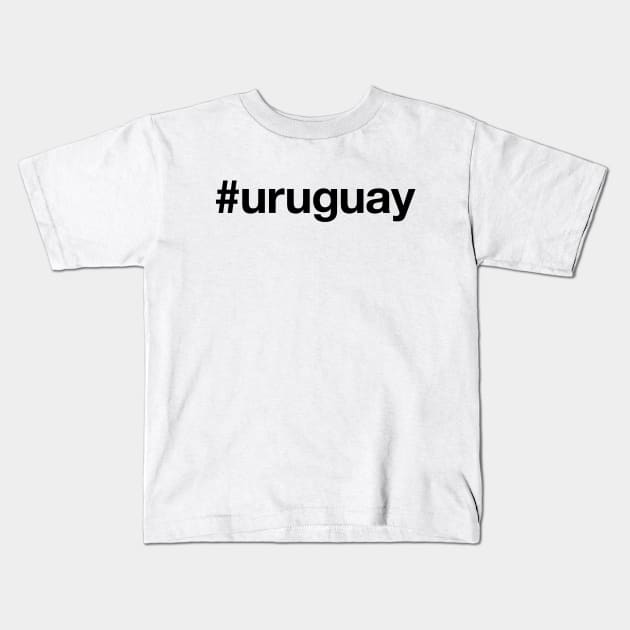 URUGUAY Kids T-Shirt by eyesblau